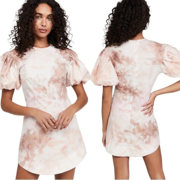 ALC Jess Tie Dye Cotton Dress - Picture 3 of 10